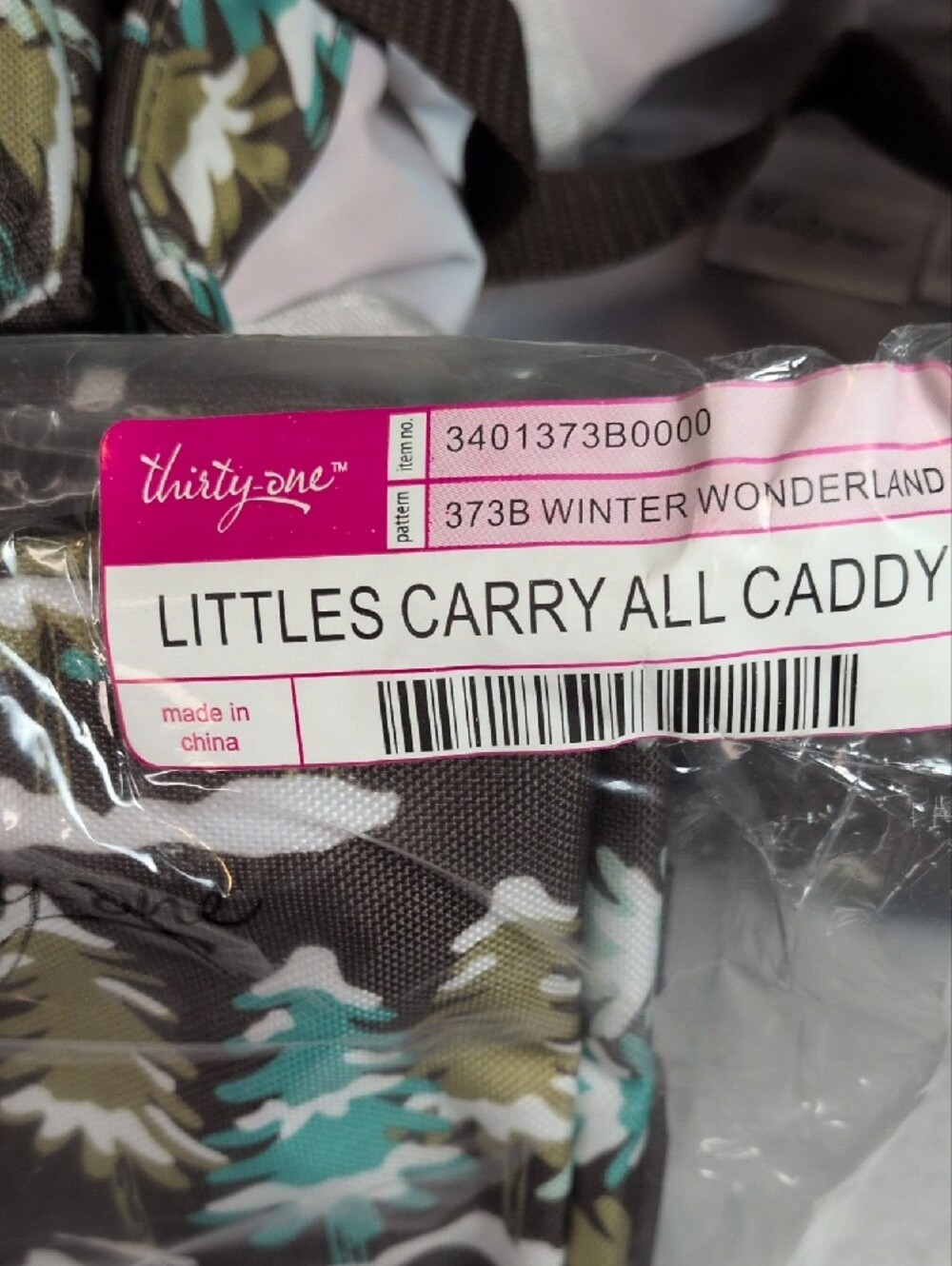 Set of 4 Winter Wonderland: Organizing Utility Tote & 3 Caddy thirty-one - Picture 2 of 8
